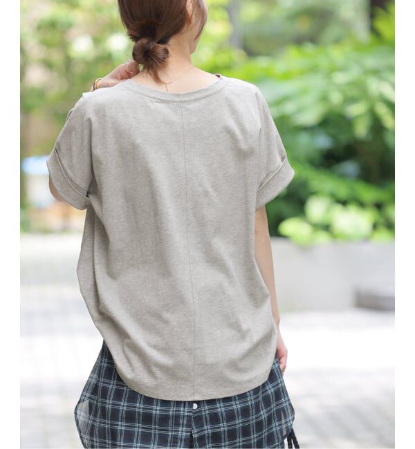 JOURNAL STANDARD relume「《追加2》オーガニックコットン汗染み防止2WAY TEE」|Tシャツ・カットソー|