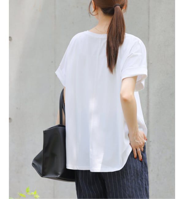 JOURNAL STANDARD relume「《追加2》オーガニックコットン汗染み防止2WAY TEE」|Tシャツ・カットソー|