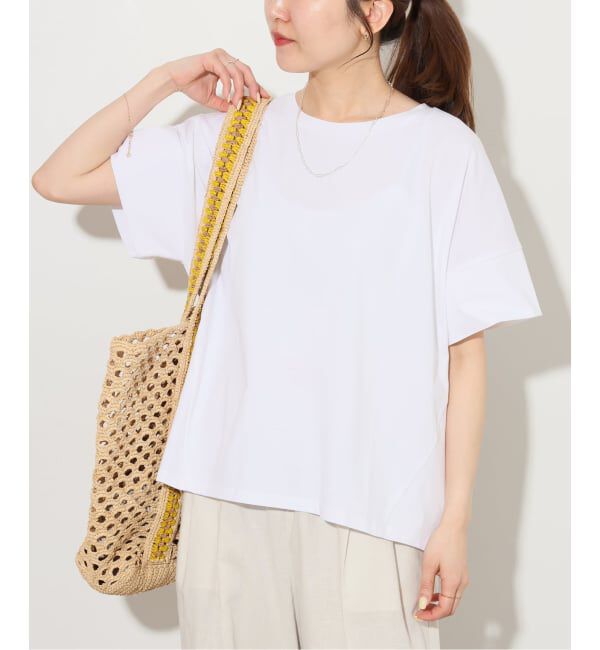 JOURNAL STANDARD relume「《追加2》オーガニックコットン汗染み防止2WAY TEE」|Tシャツ・カットソー|