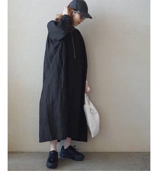 journal standard luxe「40リネン トニーワンピース」|ワンピース|ブラック
