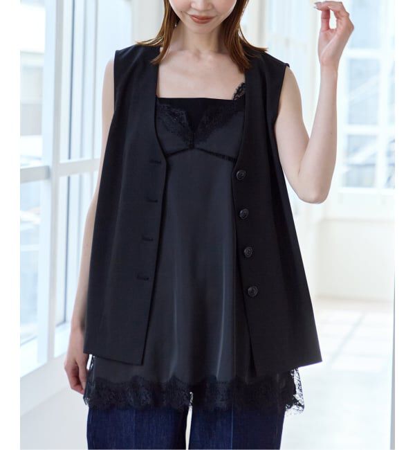 U by SPICK&SPAN「リネンライクウォッシャブルベスト」|その他|