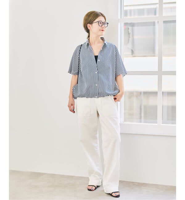 Spick and Span「リップルーズベイカーパンツ」|カーゴ|