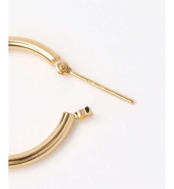Lilas by Spick&Span「20mmフープパイプピアス K18（両耳）」|ピアス|