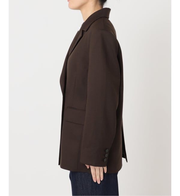U by SPICK&SPAN「《予約》ツイルストレッチダブルジャケット」|テーラードジャケット|