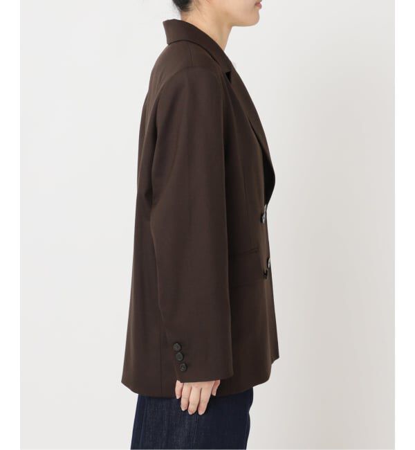 U by SPICK&SPAN「《予約》ツイルストレッチダブルジャケット」|テーラードジャケット|
