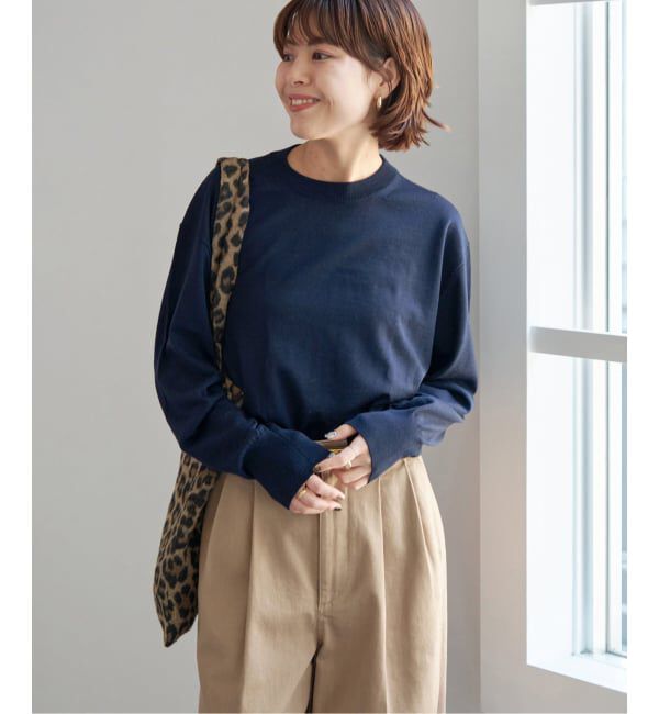 Spick and Span「《新色有り / 追加予約》18G クルーネックプルオーバー」|ニット・セーター|