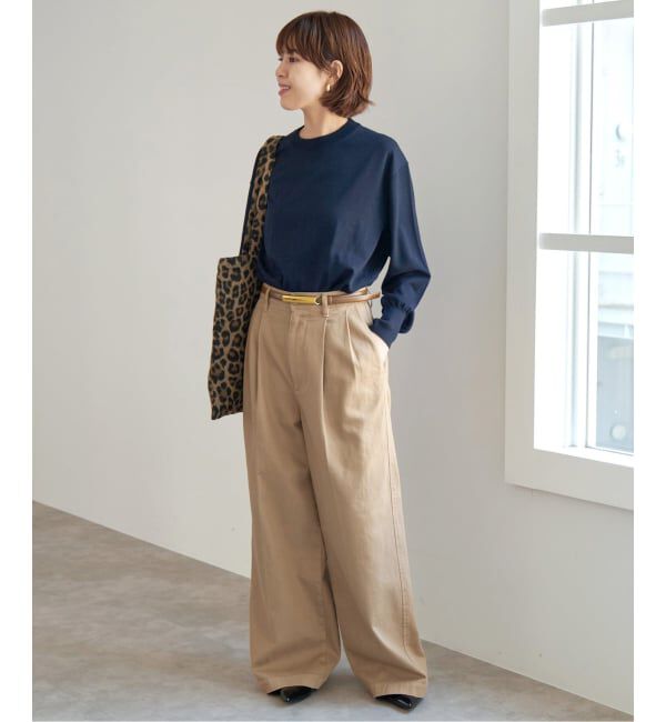 Spick and Span「《新色有り / 追加予約》18G クルーネックプルオーバー」|ニット・セーター|