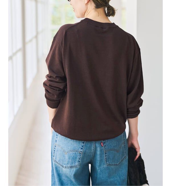 Spick and Span「《新色有り / 追加予約》18G クルーネックプルオーバー」|ニット・セーター|