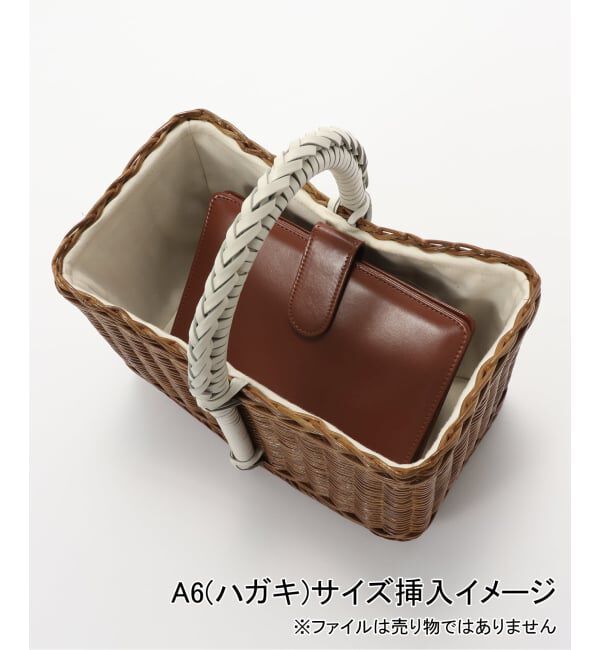 Spick and Span「《一部店舗+WEB限定》A VACATION/ア ヴァケーション SEESAW RTN S OFF WHITE」|かごバッグ|