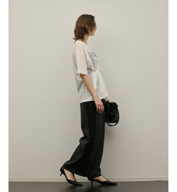 GRACE CONTINENTAL「タックロゴTシャツ」|Tシャツ・カットソー|