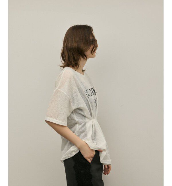GRACE CONTINENTAL「タックロゴTシャツ」|Tシャツ・カットソー|