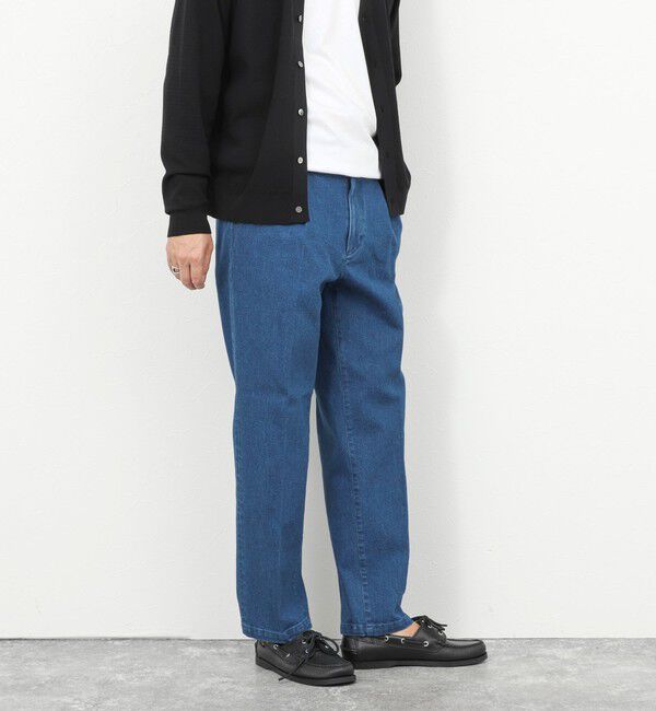 NOLLEY'S goodman「デニムストレッチ ワイドジャスト丈PT 26SS」|デニム|
