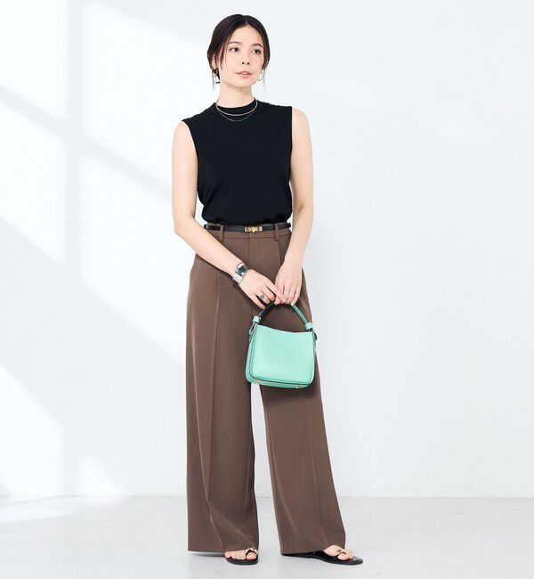 NOLLEY'S sophi「ウォッシャブル強撚ツイルワイドパンツ」|その他|