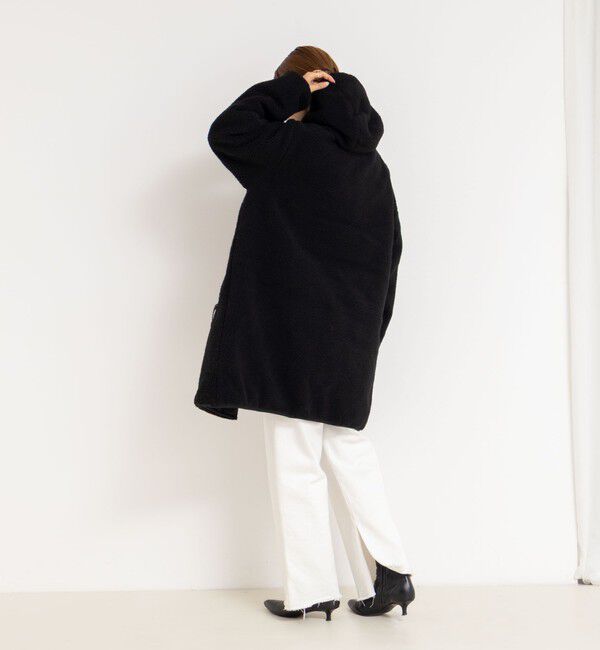 NOLLEY'S「◇【WEB限定】【TAION/タイオン】ボア&times;ダウンフードロングダ(リバーシブル)」|ダウン|