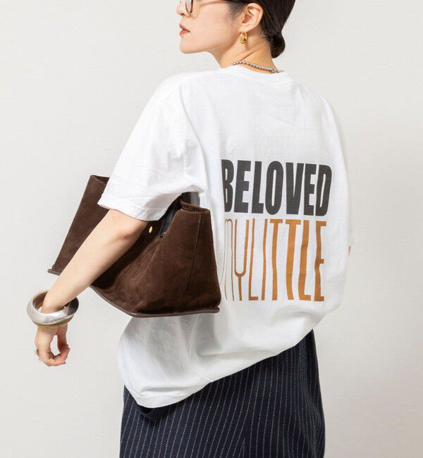 Rie Miller「BELOVED MYLITTLE ガーメントダイポケＴシャツ」|Tシャツ・カットソー|ホワイト