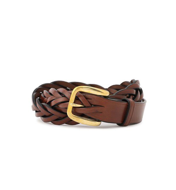 SALON adam et rope'「【J'aDoRe・店舗限定】【TORY LEATHER（トリーレザー）】1/4  inch long tip braided belt」|ベルト|