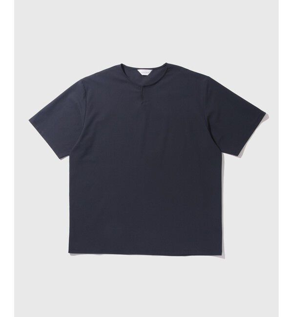 ADAM ET ROPE'「【Primeflex/プライムフレックス】キーネック Tシャツ」|Tシャツ・カットソー|ネイビー(40)