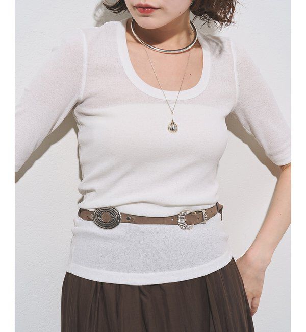  「《人気再販アイテム》【myporter】ラウンドネックドライフィットカットソー」|Tシャツ・カットソー|