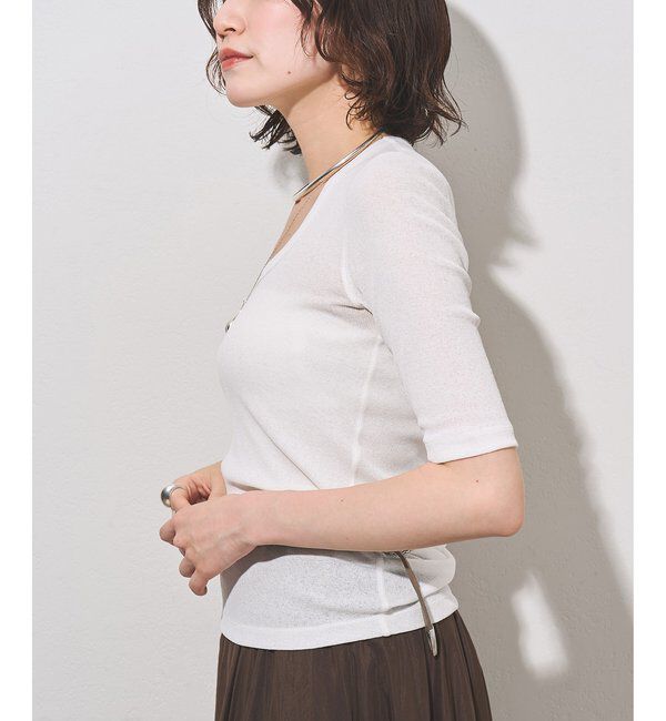  「《人気再販アイテム》【myporter】ラウンドネックドライフィットカットソー」|Tシャツ・カットソー|