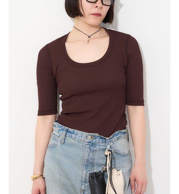  「《人気再販アイテム》【myporter】ラウンドネックドライフィットカットソー」|Tシャツ・カットソー|