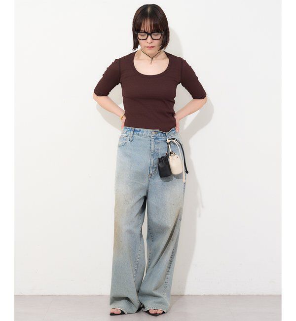  「《人気再販アイテム》【myporter】ラウンドネックドライフィットカットソー」|Tシャツ・カットソー|