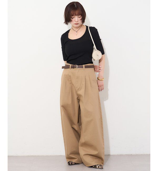  「《人気再販アイテム》【myporter】ラウンドネックドライフィットカットソー」|Tシャツ・カットソー|