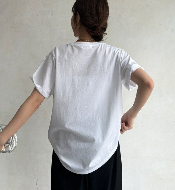  「【WEB限定】刺繍&times;プリントチャームイラストTEE」|Tシャツ・カットソー|