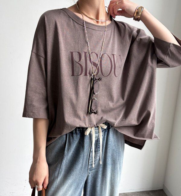  「【WEB限定】ピグメントロゴTEE」|Tシャツ・カットソー|