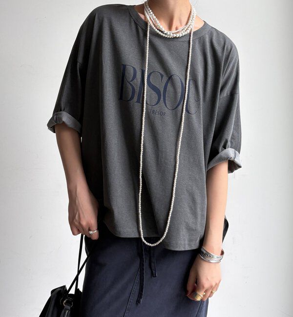  「【WEB限定】ピグメントロゴTEE」|Tシャツ・カットソー|