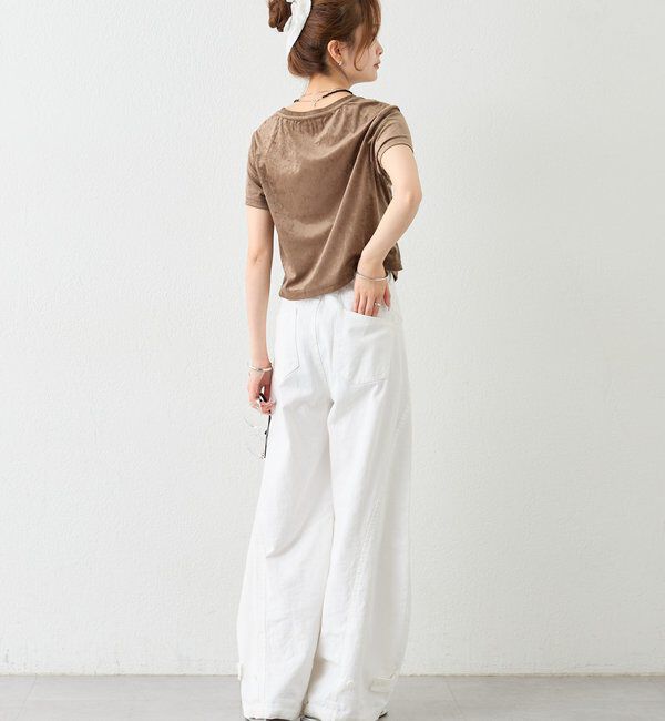  「ベロアTシャツ」|Tシャツ・カットソー|