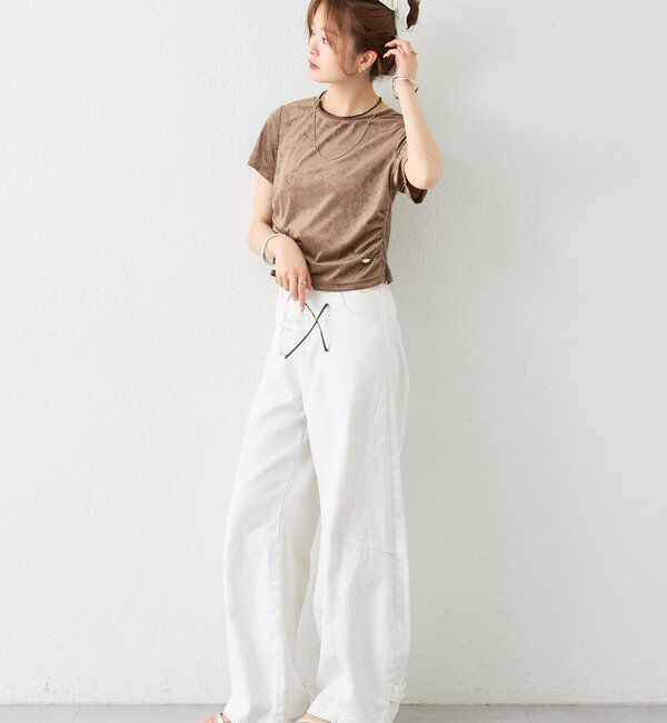  「ベロアTシャツ」|Tシャツ・カットソー|