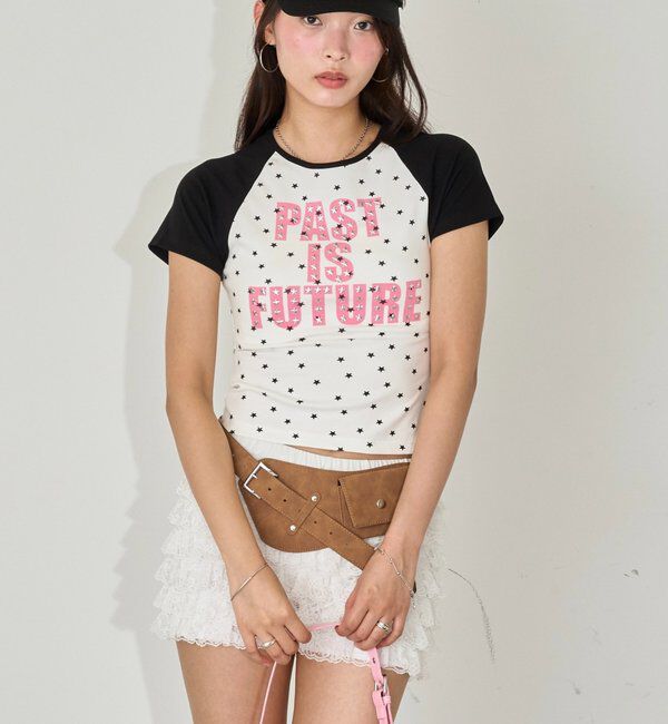  「【新色WEB限定カラーあり】メニースターラグランチビT」|Tシャツ・カットソー|オフホワイト