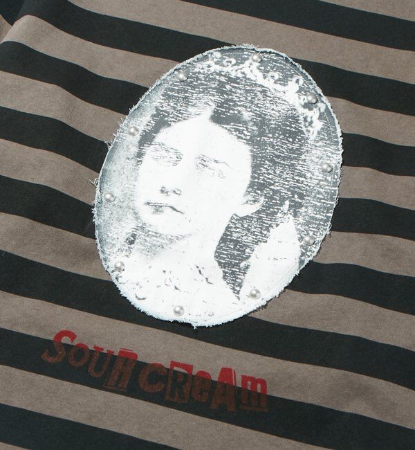  「【Sourcream】VenusボーダーL/STEE」|Tシャツ・カットソー|