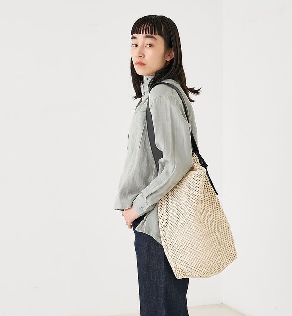 collex「【MARCO MASI】メッシュワンハンドルトートバッグ」|トートバッグ|アイボリー