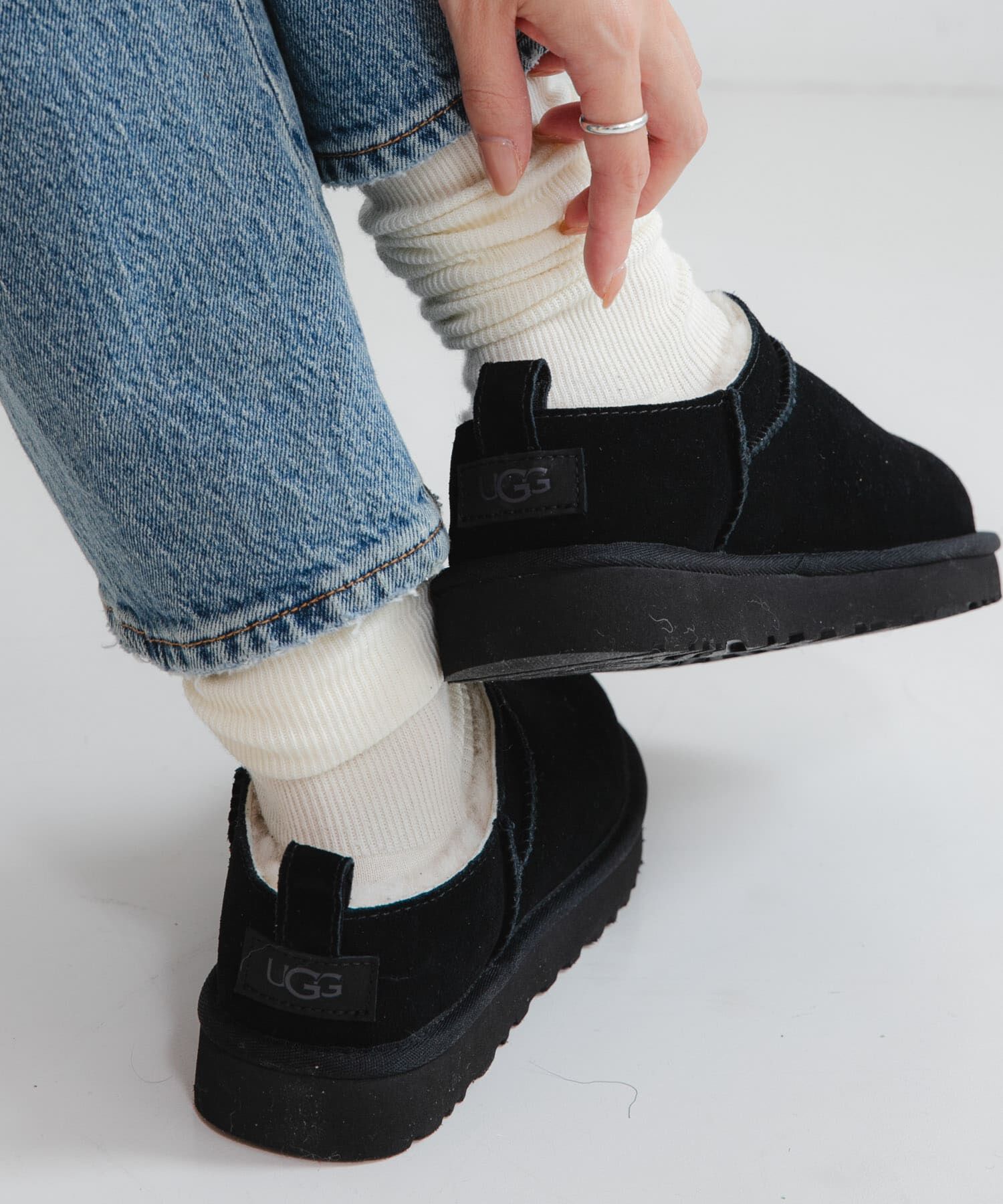 URBAN RESEARCH「UGG　CLASSIC MICRO」|その他|ブラック