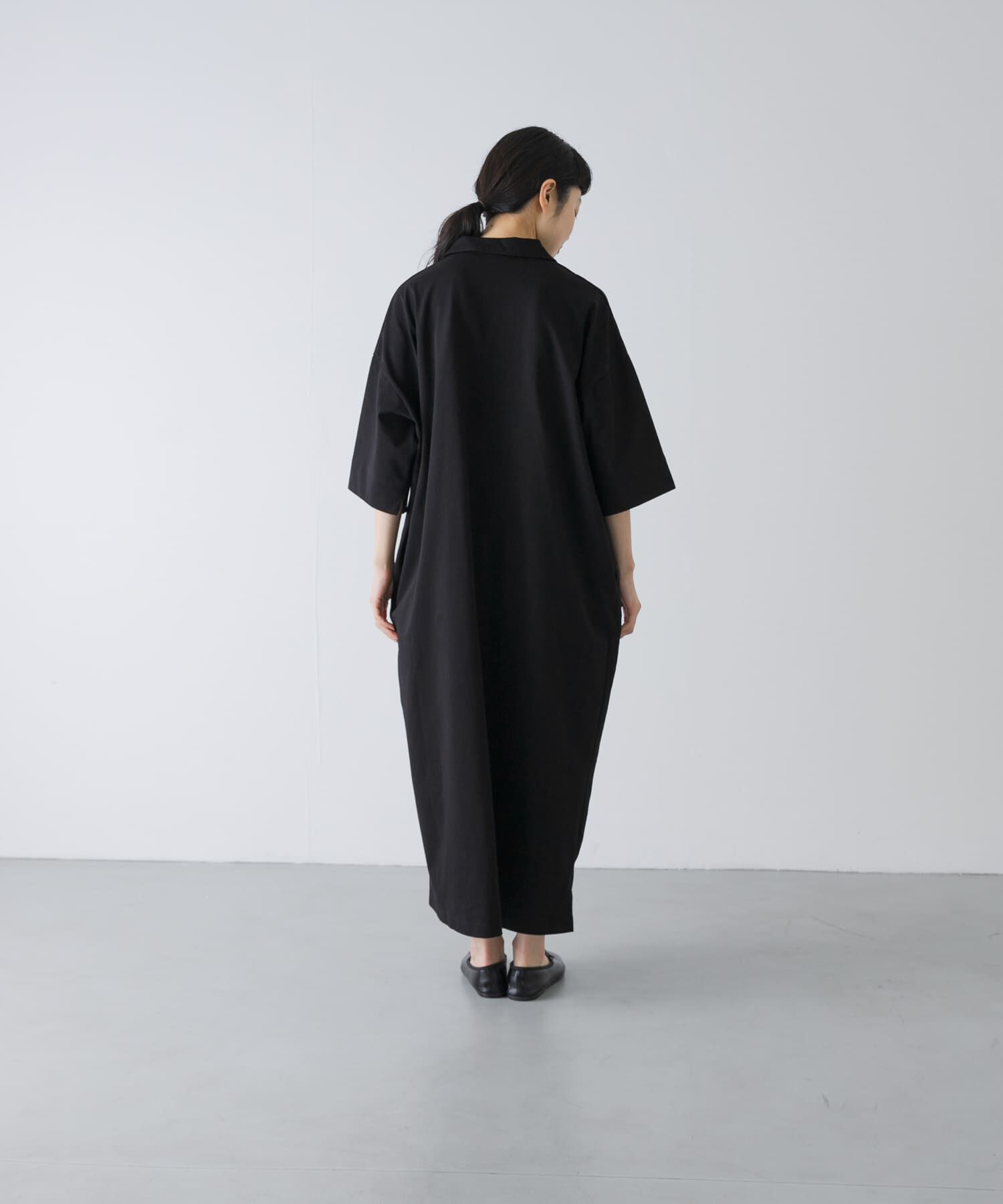 かぐれ「『2サイズ展開』オープンカラーカットワンピース」|ワンピース|