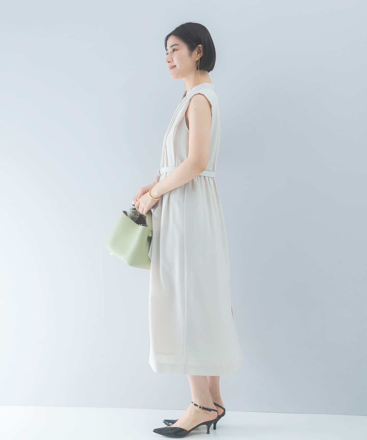 URBAN RESEARCH ROSSO「クールタッチ 防シワストレートワンピース」|ワンピース|