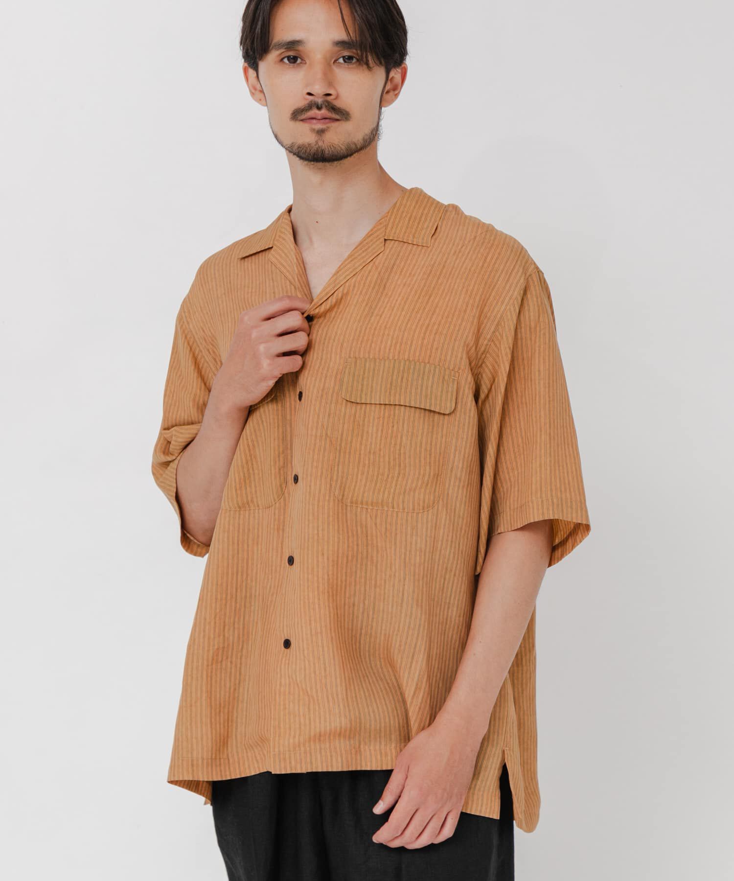 URBAN RESEARCH「CUPRO COLD DYE SHIRTS」|シャツ・ブラウス|ベージュ