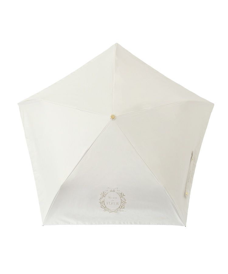 Maison de FLEUR「【軽量/UVカット率100％生地使用/UPF50+/晴雨兼用】遮光&UV CUT 折りたたみ傘」|傘|