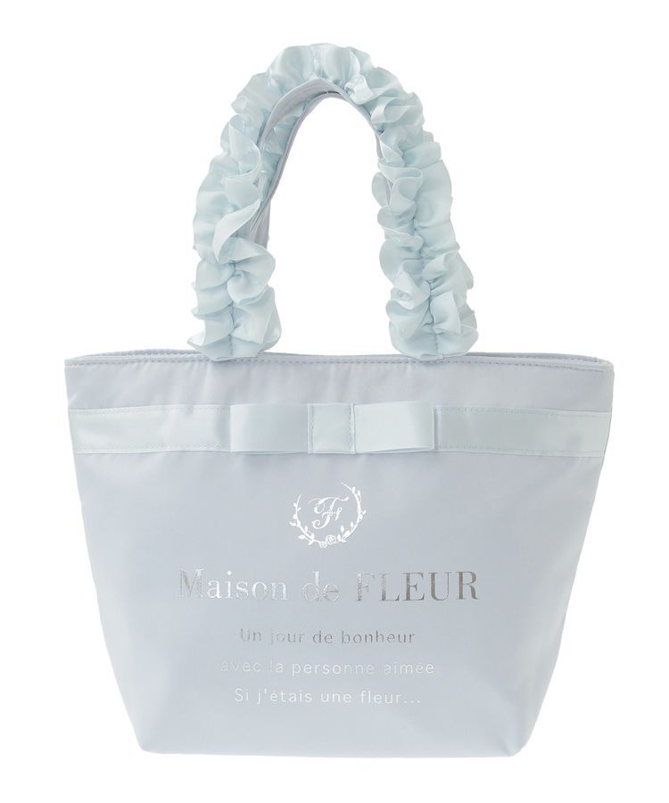 Maison de FLEUR「ブランドロゴフリルハンドルトートSバッグ」|トートバッグ|