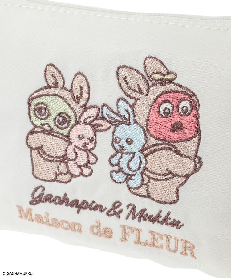Maison de FLEUR「ガチャピンとムック ポーチ」|ポーチ|