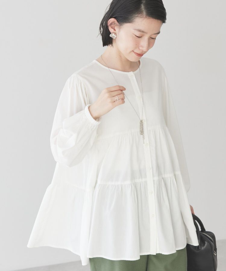 AMERICAN HOLIC「【WEB限定】ティアードギャザーブラウス」|シャツ・ブラウス|