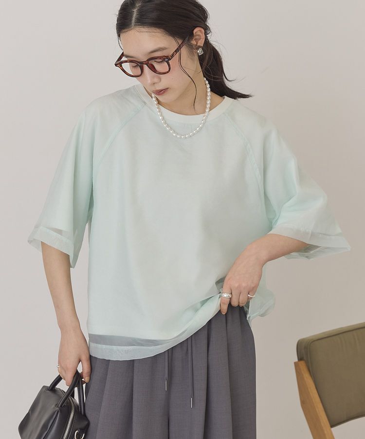 AMERICAN HOLIC「【接触冷感】シアーレイヤードプルオーバー」|Tシャツ・カットソー|Mint