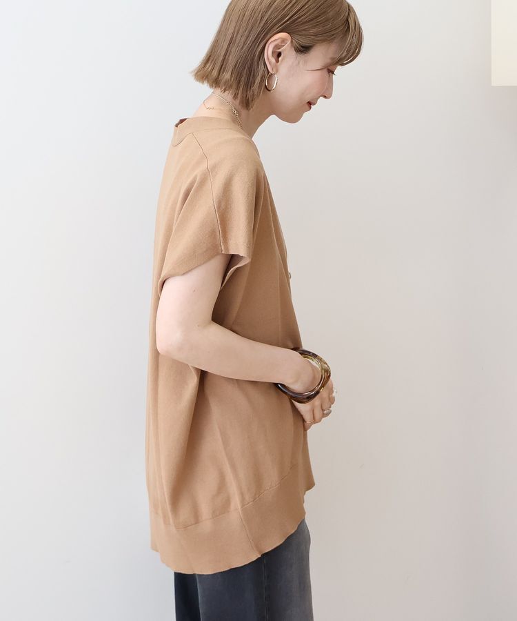 AMERICAN HOLIC「【WEB限定】フレンチスリーブVネックニットカーディガン」|カーディガン|