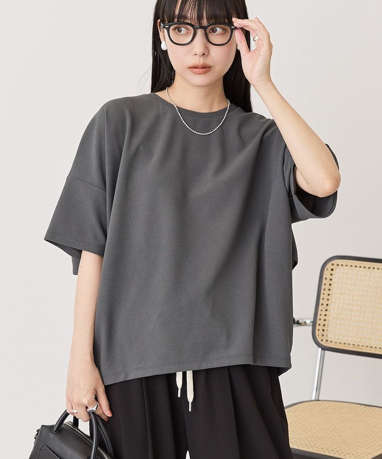 AMERICAN HOLIC「【WEB限定】バックフリル半袖プルオーバー」|Tシャツ・カットソー|
