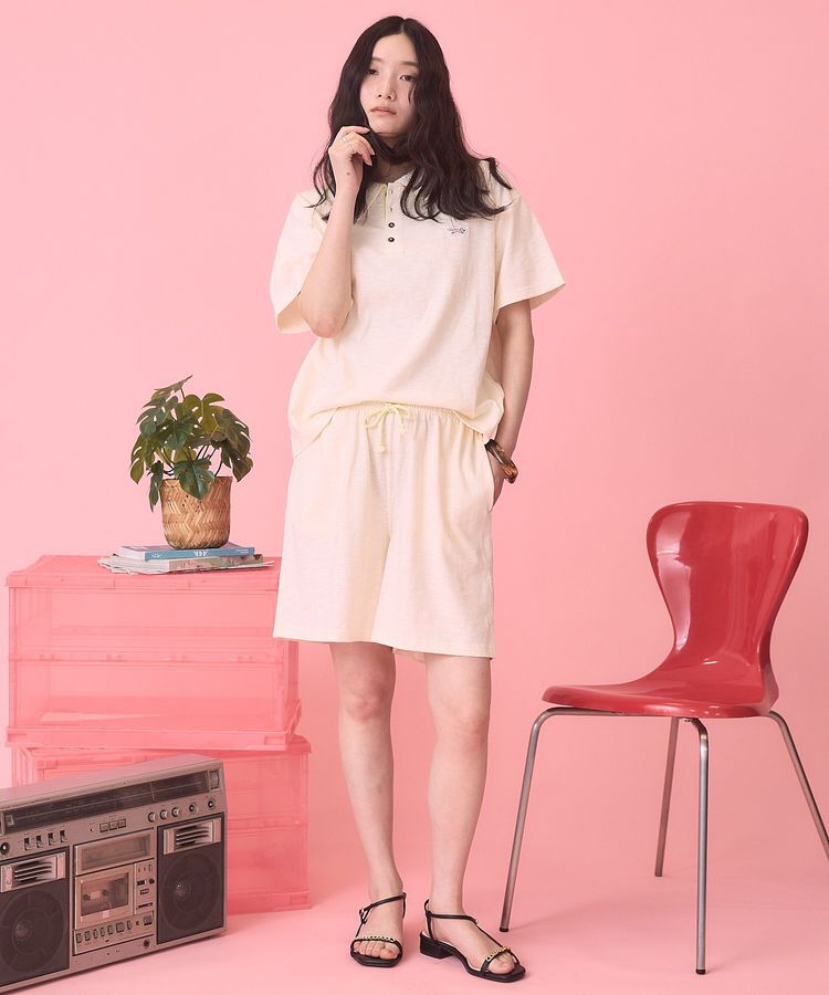 AMERICAN HOLIC「【PENNEY'S】配色ポロ+ショートパンツ」|オールインワン|