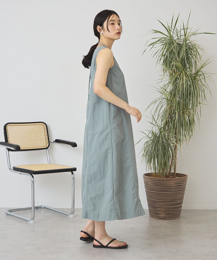 AMERICAN HOLIC「【2点セット】ナイロンAラインワンピース+キャミソール」|ワンピース|