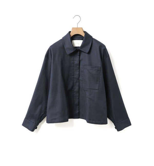 MidiUmi「MidiUmi ショートシャツジャケット」|テーラードジャケット|