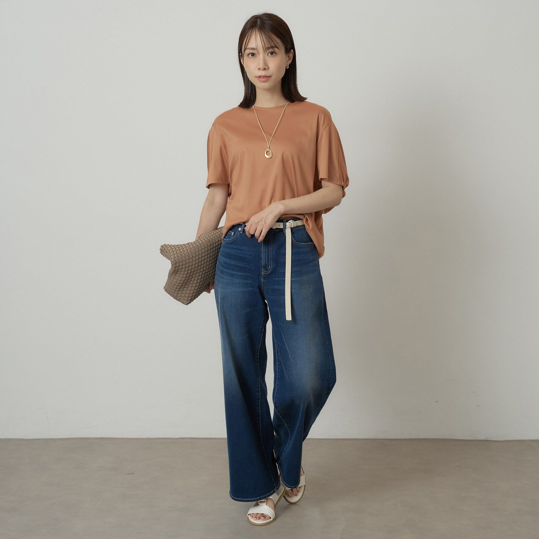 UNTITLED「【汗染み防止/コットン100】ドルマンプルオーバー」|Tシャツ・カットソー|