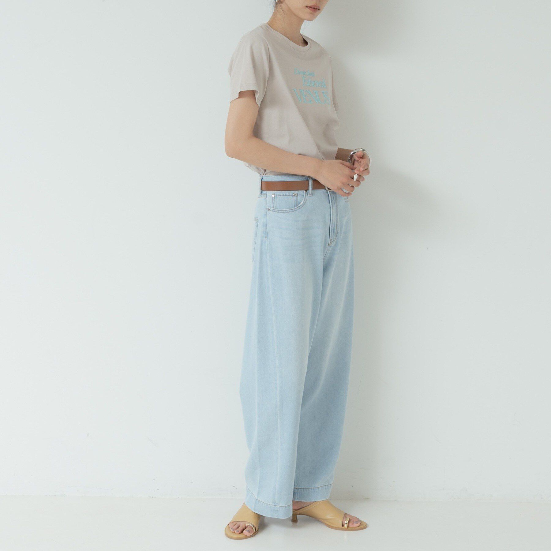 GALLEST「タイポグラフィTシャツ【接触冷感】」|Tシャツ・カットソー|